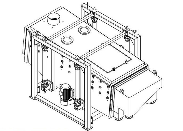 搖擺篩沙機結(jié)構(gòu)