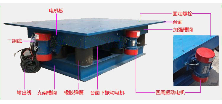 振動平臺結構組成